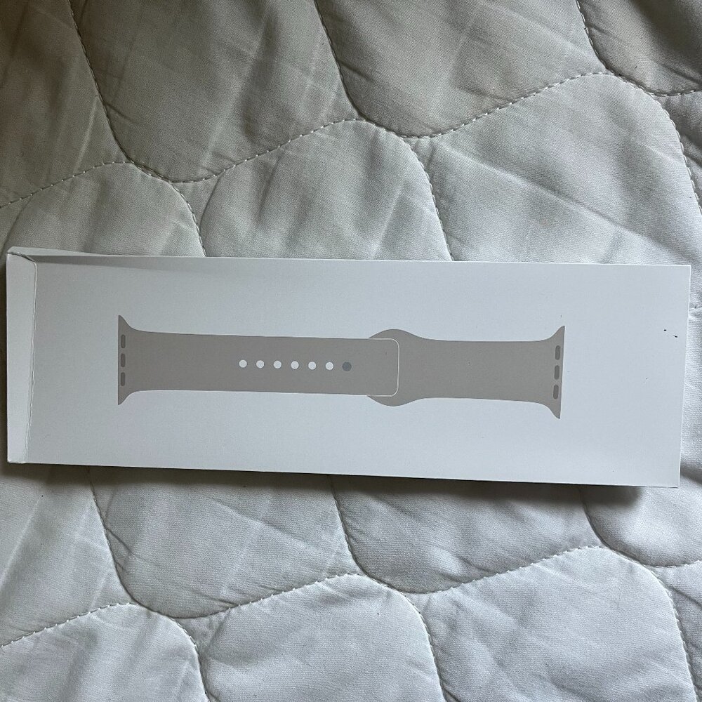 NWT: Starlight Beige Apple Watch Sport Band New In Original Box